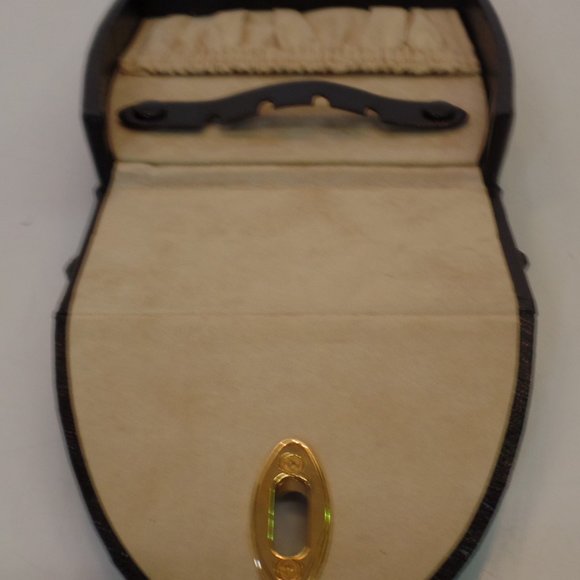 Unbranded Black Patterned Purse Look Traveling Jewelry Case Many Compartments - Picture 9 of 10